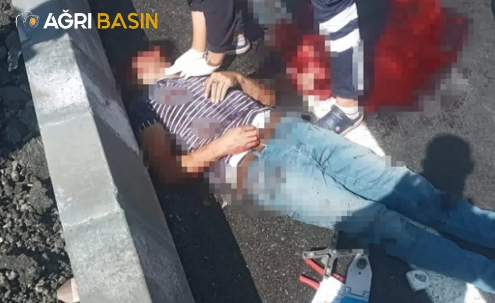 Ağrı'da Karşıdan Karşıya Geçmeye Çalışan Kişiye Otobüs Çarptı!