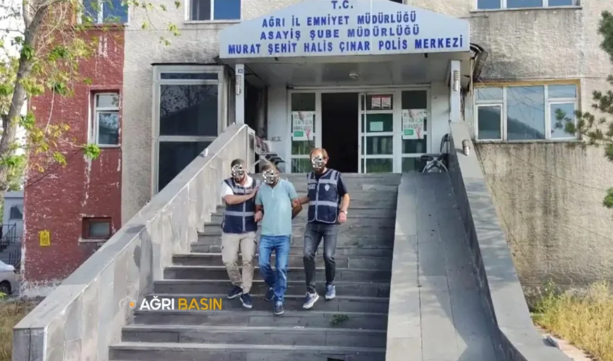18 yıl hapis cezası bulunan şahıs Ağrı'da yakalandı