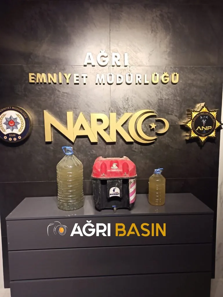 Ağrı'da Uyuşturucu Operasyonu! 24 Kg Metamfetamin ele geçirildi