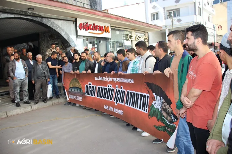 Ağrı Kudüs Platformu'ndan Gazze'ye Destek İçin Güçlü Mesaj