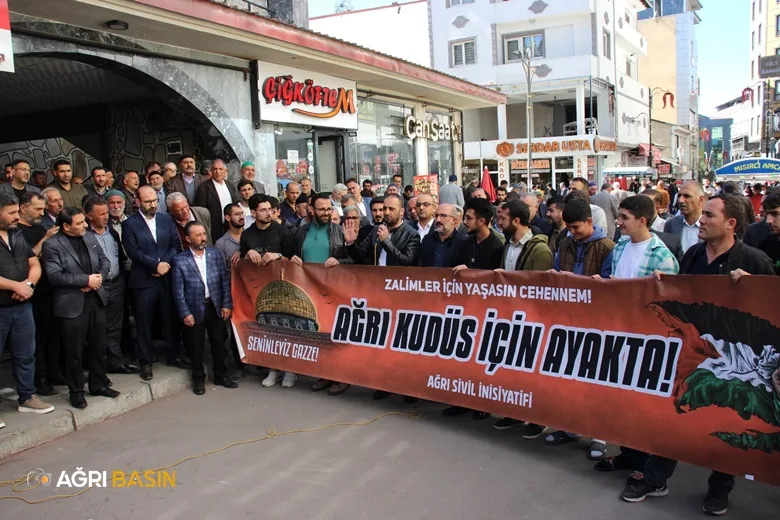 Ağrı Kudüs Platformu'ndan Gazze'ye Destek İçin Güçlü Mesaj