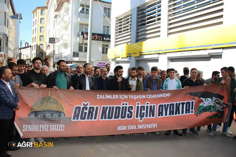 Ağrı Kudüs Platformu'ndan Gazze'ye Destek İçin Güçlü Mesaj