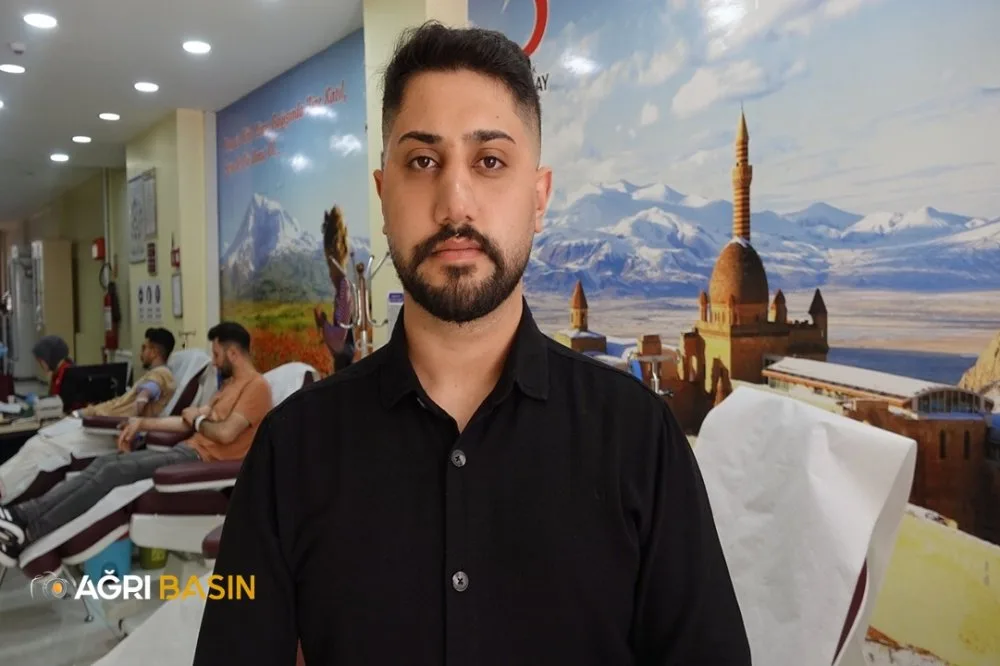HÜDA PAR Ağrı İl Gençlik Kolları kan bağışında bulundu