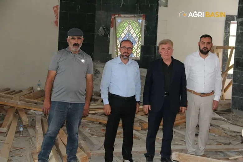 Ağrı Merkez Camii inşaatı hızla devam ediyor
