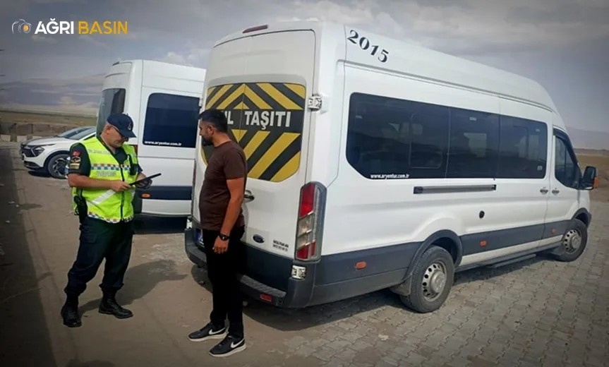 Ağrı’da Öğrenci Servislerine Sıkı Denetim