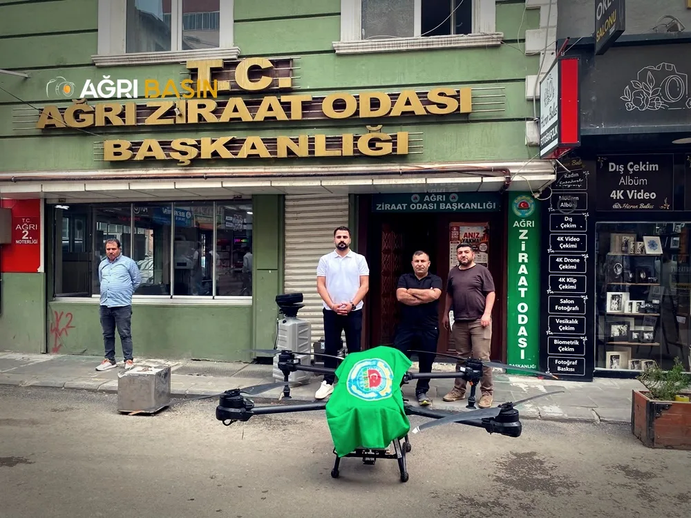 Ağrı’da Tarımda Yeni Dönem: Zirai Drone Sahada