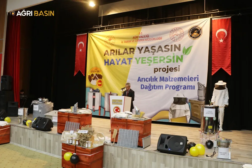 Ağrı'da 100 arıcıya yüzde 75 hibe desteği sağlandı