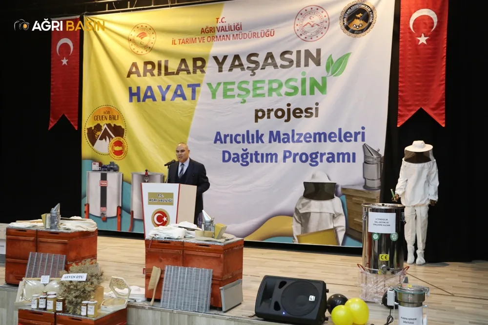 Ağrı'da 100 arıcıya yüzde 75 hibe desteği sağlandı