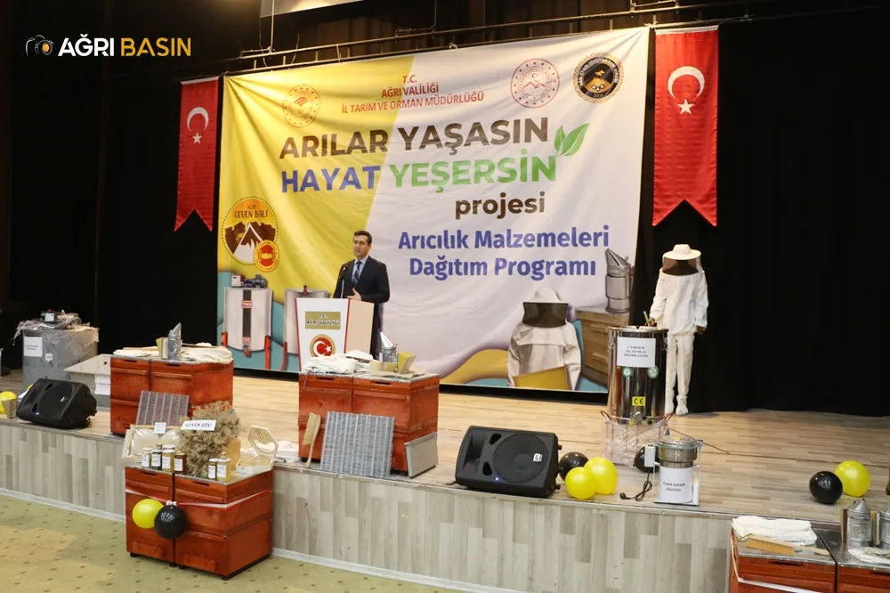 Ağrı'da 100 arıcıya yüzde 75 hibe desteği sağlandı