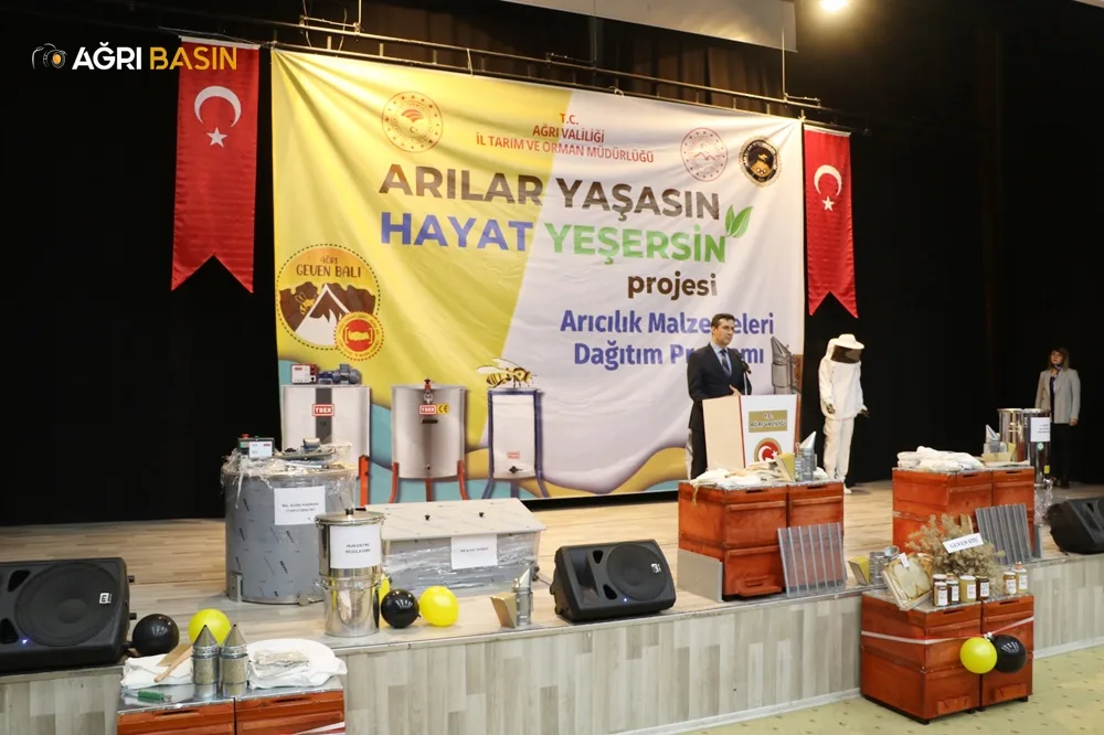Ağrı'da 100 arıcıya yüzde 75 hibe desteği sağlandı