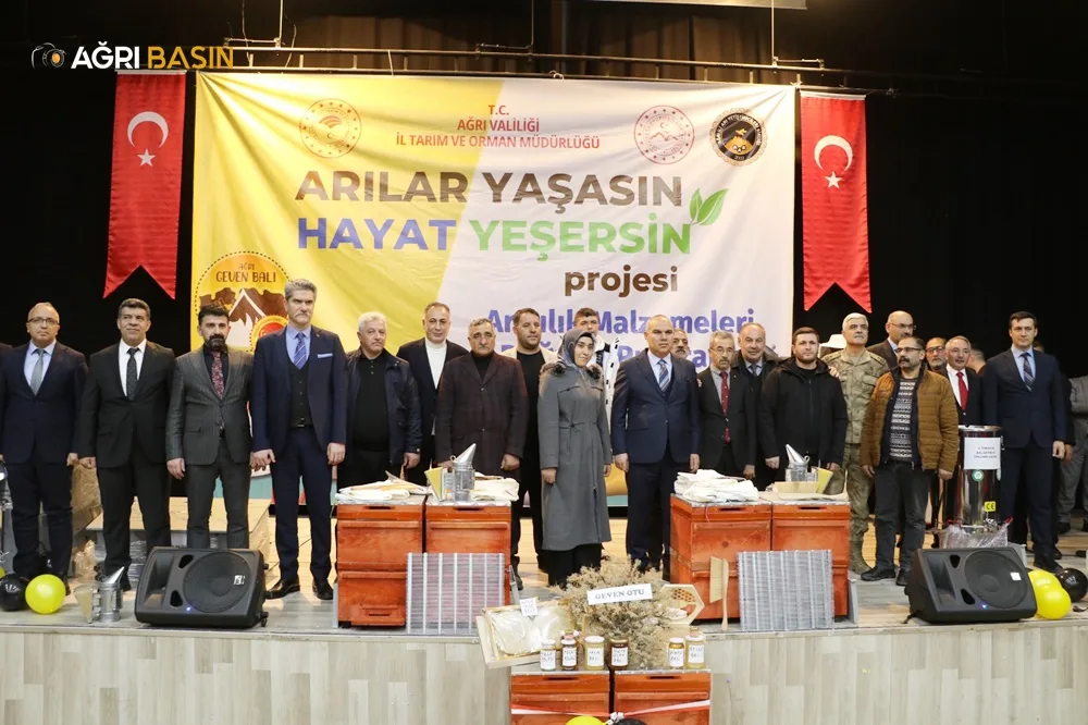 Ağrı'da 100 arıcıya yüzde 75 hibe desteği sağlandı