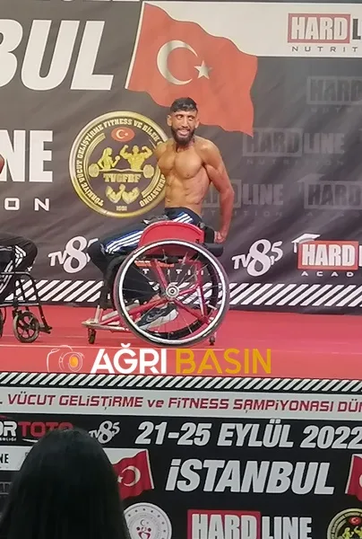 Ağrılı Bedensel Engelli Sporcu Sezer Aydemir Türkiye Şampiyonu Oldu