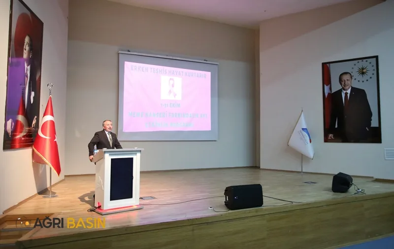 Ağrı İbrahim Çeçen Üniversitesi’nde Erken Teşhis Hayat Kurtarır Konferansı