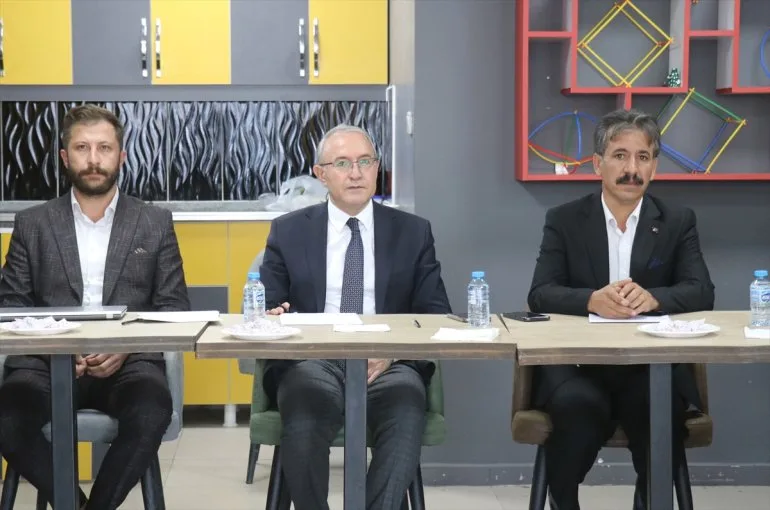 Ak Parti İl Başkanı Halil Özyolcu Diyadin'de basınla buluştu