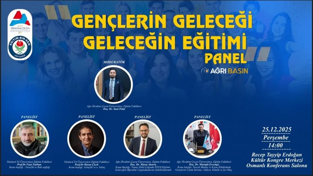AİÇÜ’de “Gençlerin Geleceği, Geleceğin Eğitimi” paneli