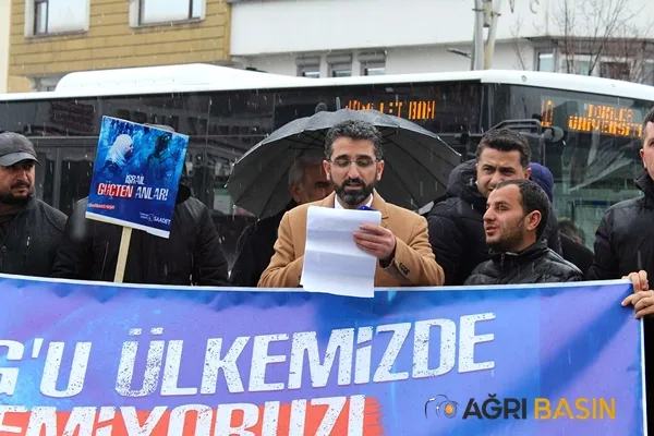 Ağrı'da Saadet Partisi'nden Hertzog'un Türkiye’de ziyaretine tepki