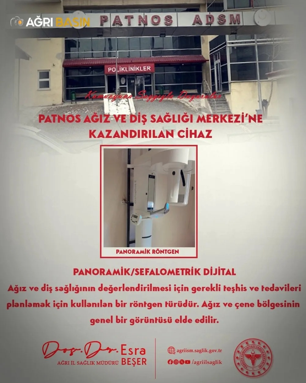 Patnos’ta Diş Sağlığında Yeni Dönem: İmplant Tedavisi Başladı