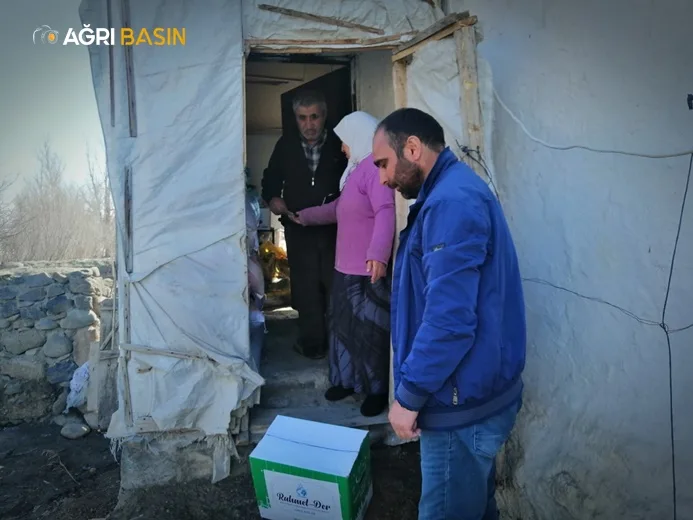 Ağrı Rahmet-Der, Taşlıçay’da 150 Aileye Ramazan Sevinci Yaşattı