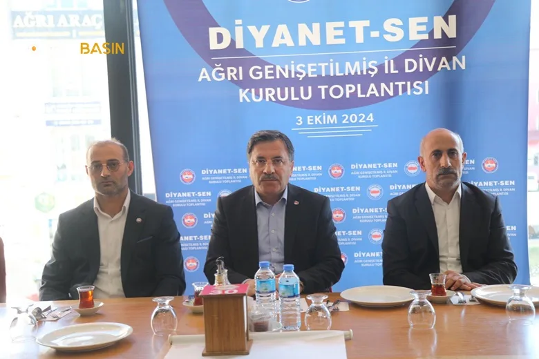 Diyanet-Sen Ağrı İl Divan Kurulu Toplantısı Ali Yıldız’ın Katılımıyla Gerçekleşti
