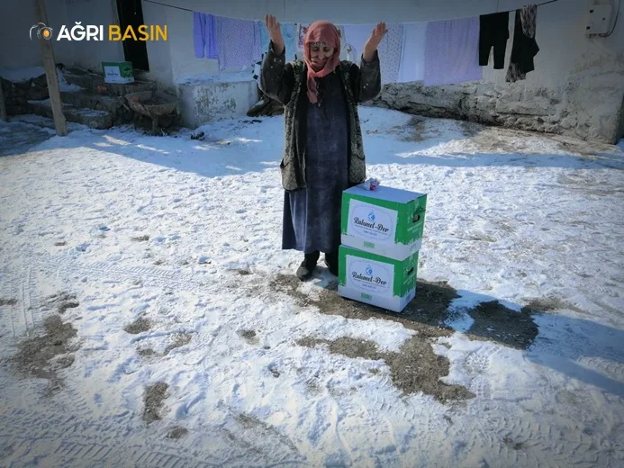 Ağrı Rahmet-Der, Taşlıçay’da 150 Aileye Ramazan Sevinci Yaşattı