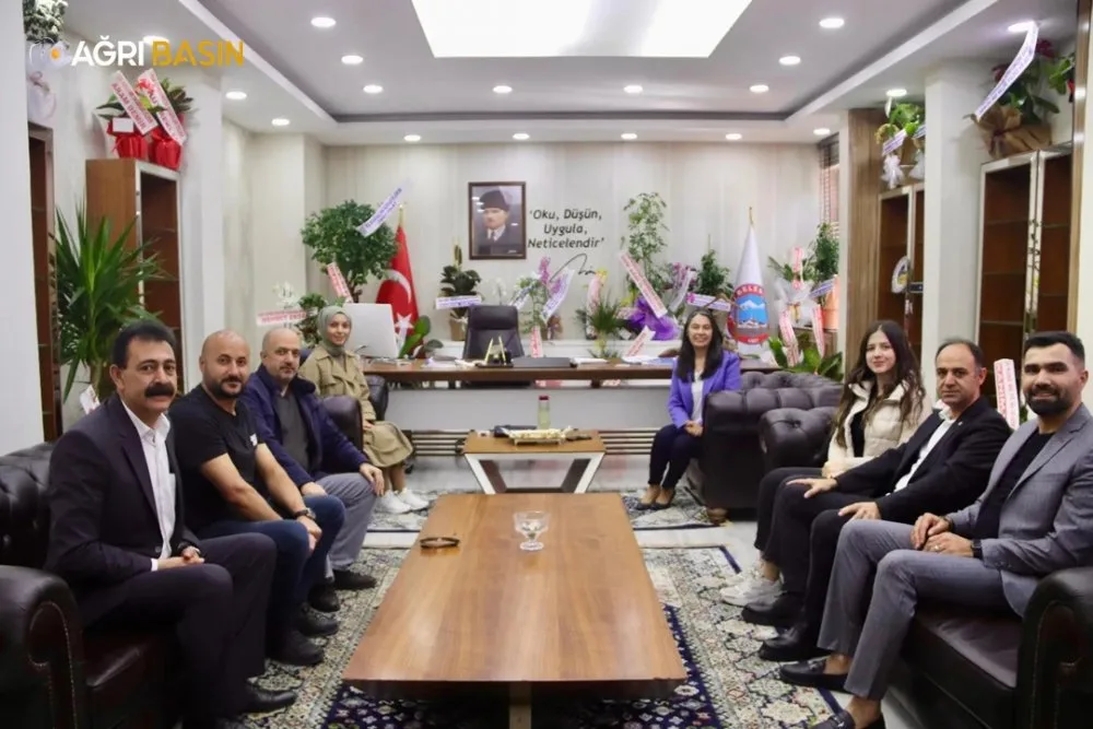 Başkan Hazal ARAS'a Hayırlı olsun ziyaretleri devam ediyor