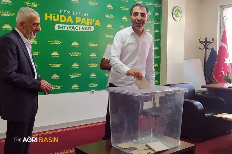 HÜDA PAR Ağrı Merkez İlçe Başkanı Rıfat Yılmaz güven tazeledi