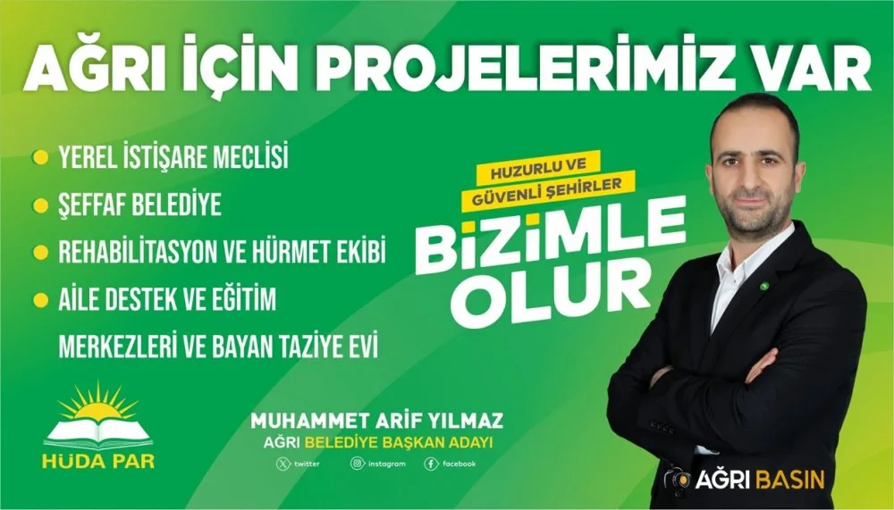 Arif YILMAZ "Halkımız yetki verirse kentimize nefes aldıracağız"