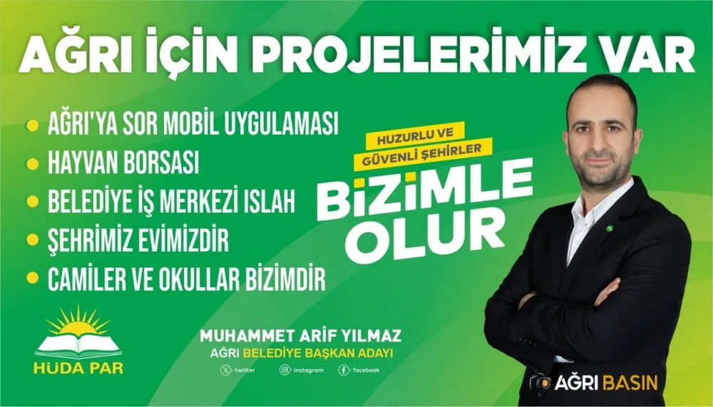 Arif YILMAZ "Halkımız yetki verirse kentimize nefes aldıracağız"