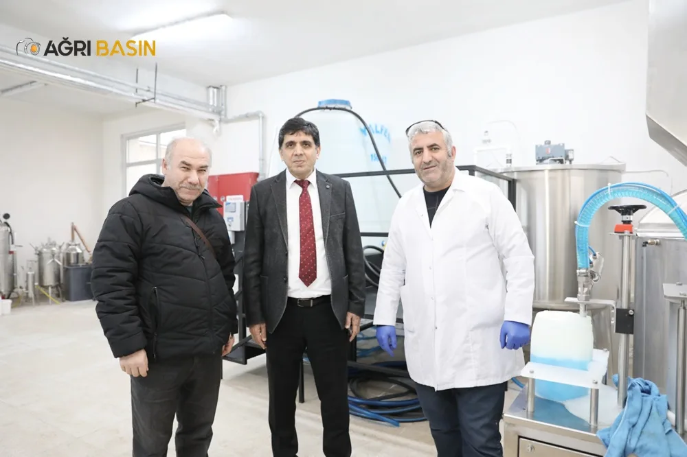 Iğdır Üniversitesi Temizlik Ürünlerinde Seri Üretime Başladı