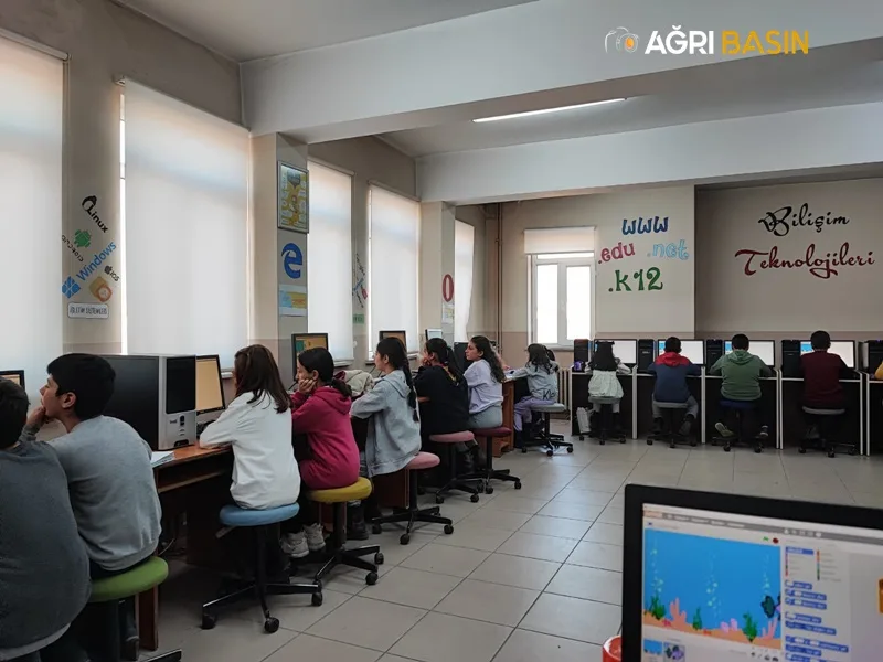 KodlAğrı Projesi kurslarına öğrenciler büyük ilgi gösteriyor