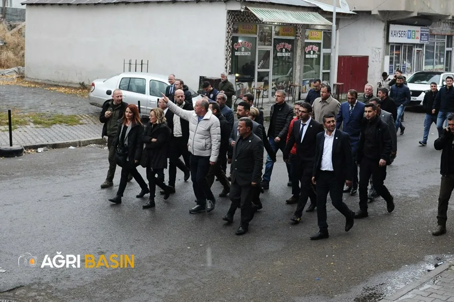 Muharrem İnce Ağrı'da esnaf ziyareti yaptı