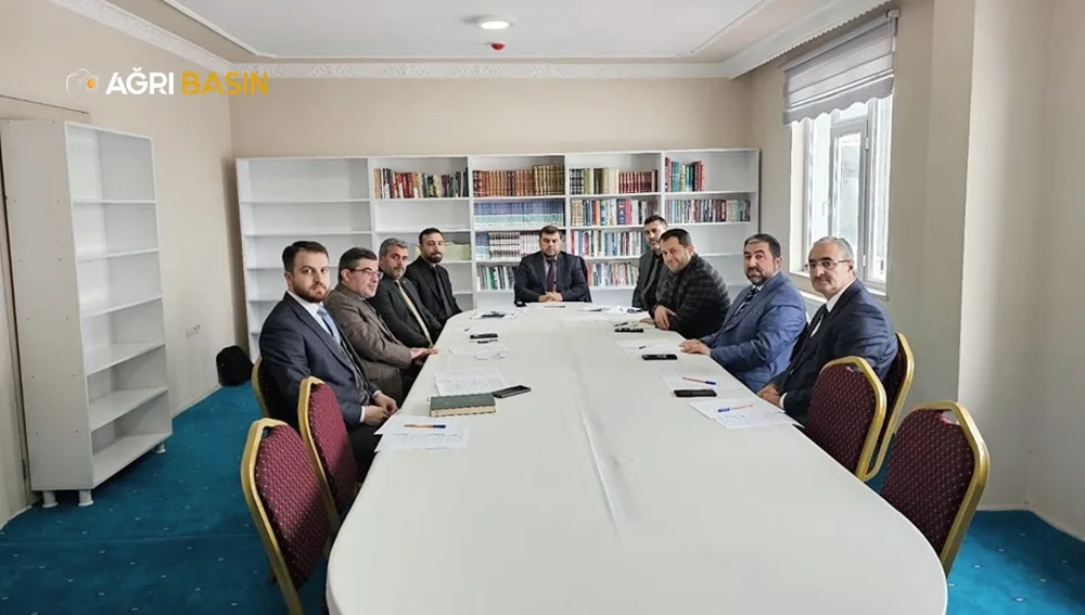 Ağrı'da Ocak Ayı İlçe Müftüleri Toplantısı gerçekleşti