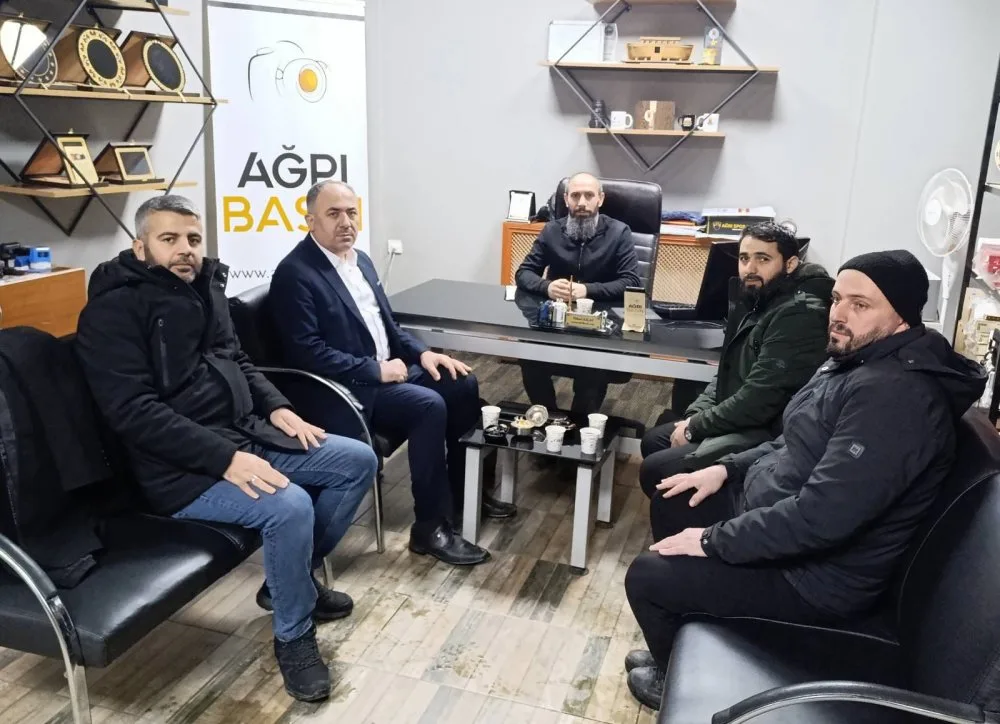 Umut Kervanı Başkan Yardımcısı Erdal Elibüyük’ten Ağrı Basın’a ziyaret