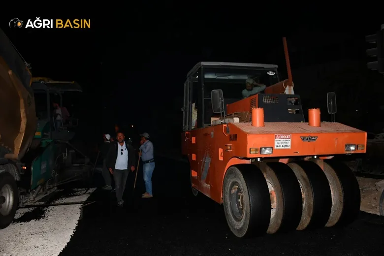 Patnos'ta Yeni Asfalt Yol Hizmete Girdi