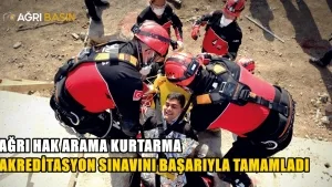Ağrı HAK Ekibi Akreditasyon Sınavını Geçti