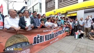 Ağrı Halkı Şehid İsmail Haniye’nin Çağrısıyla 3 Ağustos’ta meydanlara indi
