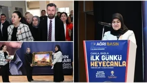 AK Parti Ağrı Kadın Kolları 7. Olağan Kongresi’nde Zeynep Eldem Güven Tazeledi