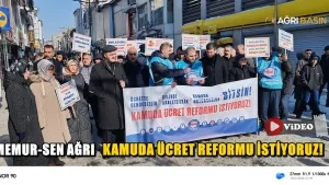 Memur-Sen Ağrı’dan Sert Mesaj: Kamuda Ücret Reformu Şart