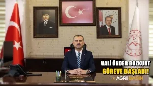 Yeni Ağrı Valisi Önder Bozkurt Göreve Başladı
